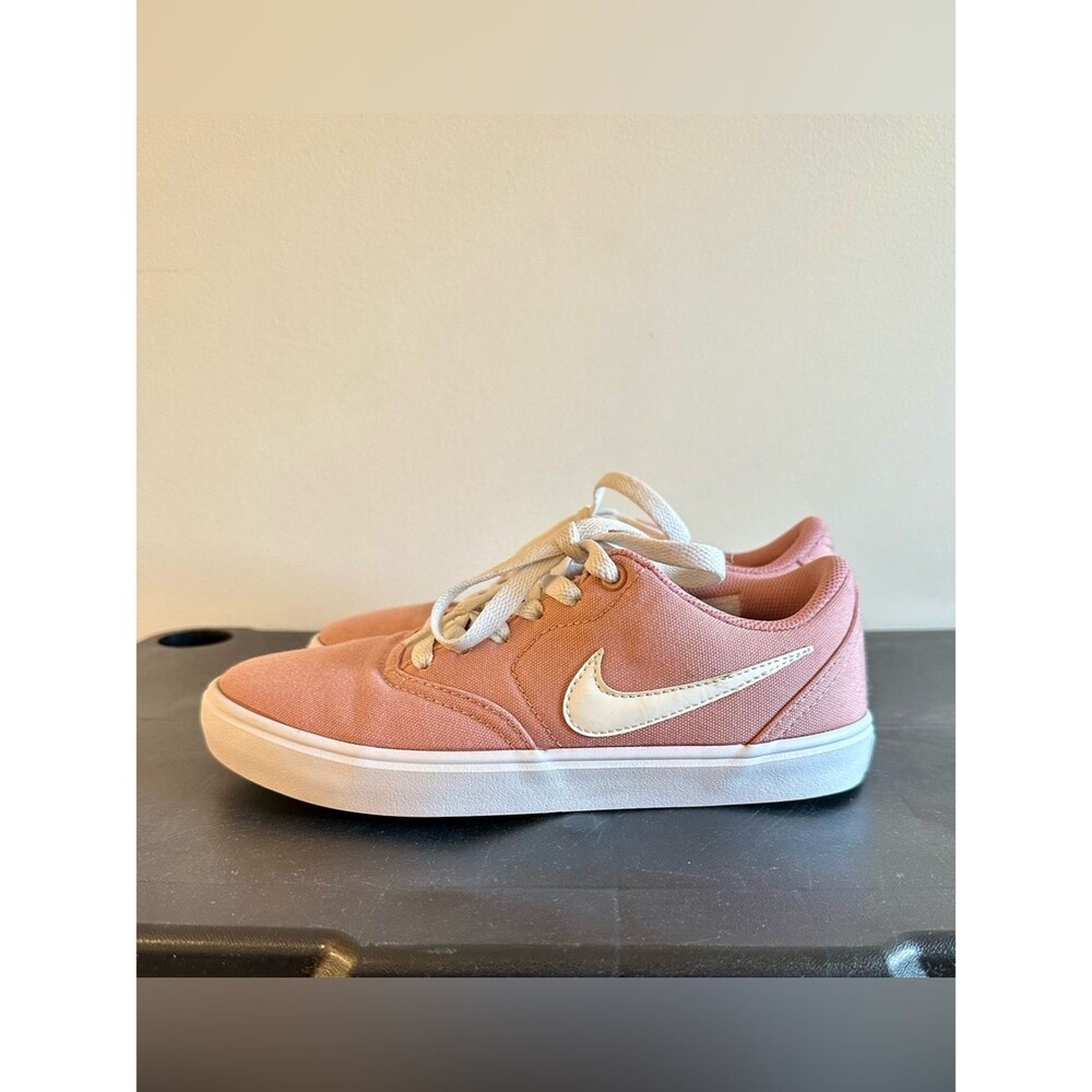 Nike SB Check Solarsoft Rust Pink Canvas Sneakers